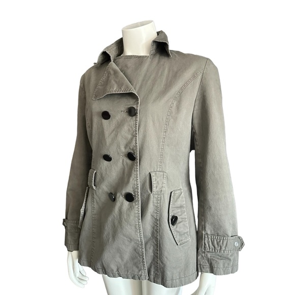 DOLCE & GABBANA VINTAGE KHAKI COAT - Picture 2 of 6